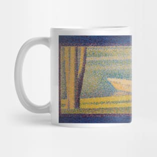 Moored Boats and Trees by Georges-Pierre Seurat Mug